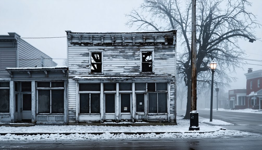 winter ghost town visits