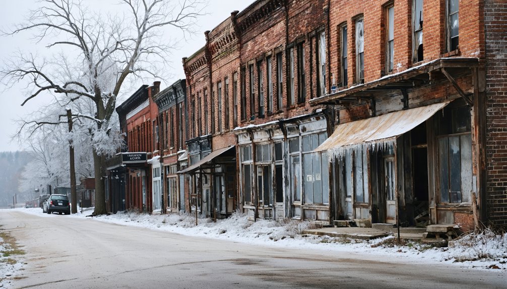 winter ghost town visits