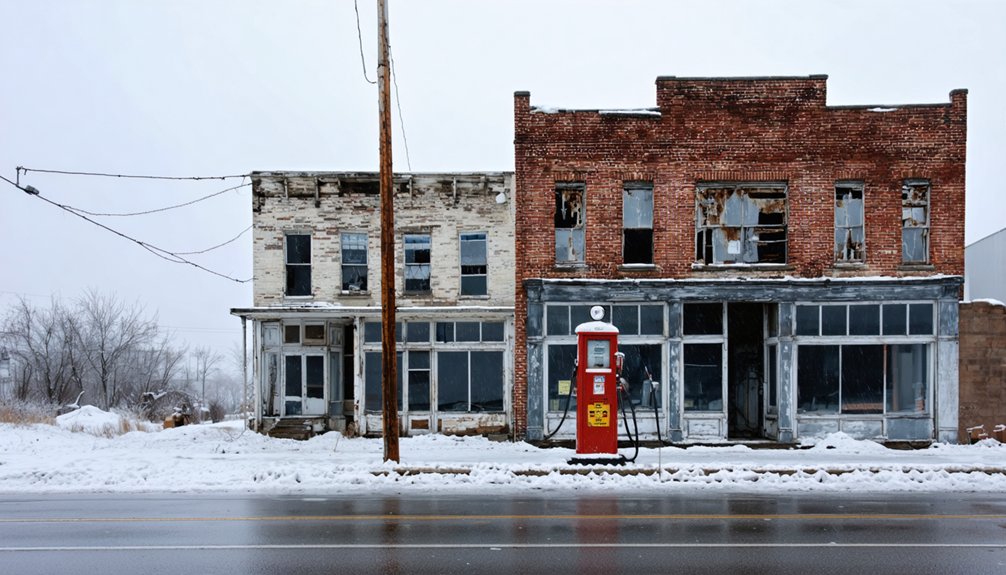 winter ghost town visits