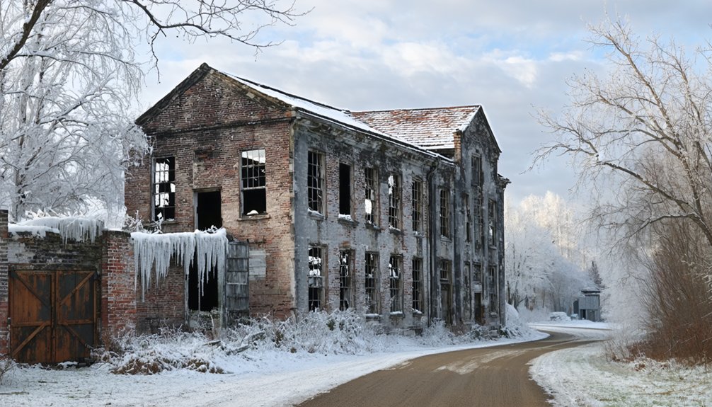 winter ghost towns exploration
