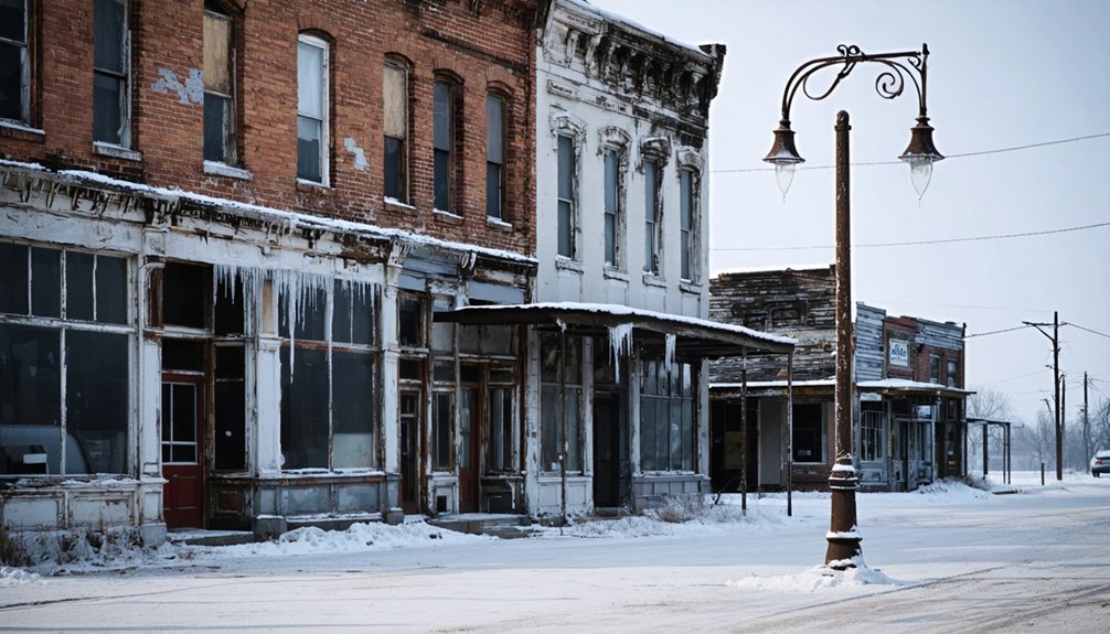 winter ghost towns in illinois