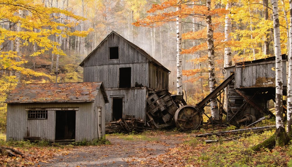 abandoned copper mining camps