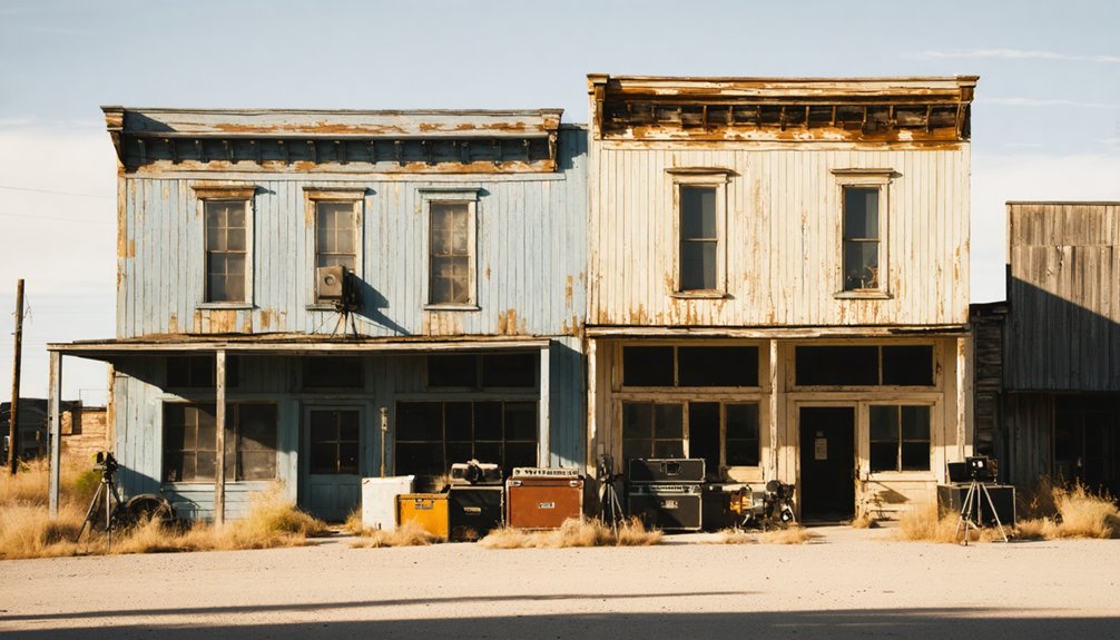 abandoned midwest tv sets