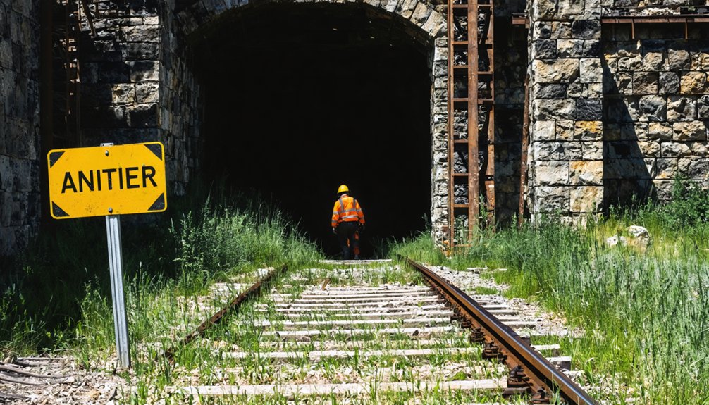 abandoned mining ruins pose hazards