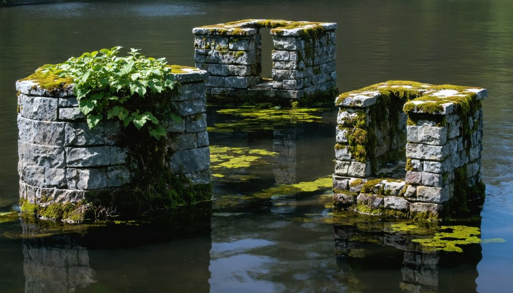 abandoned settlements and artifacts