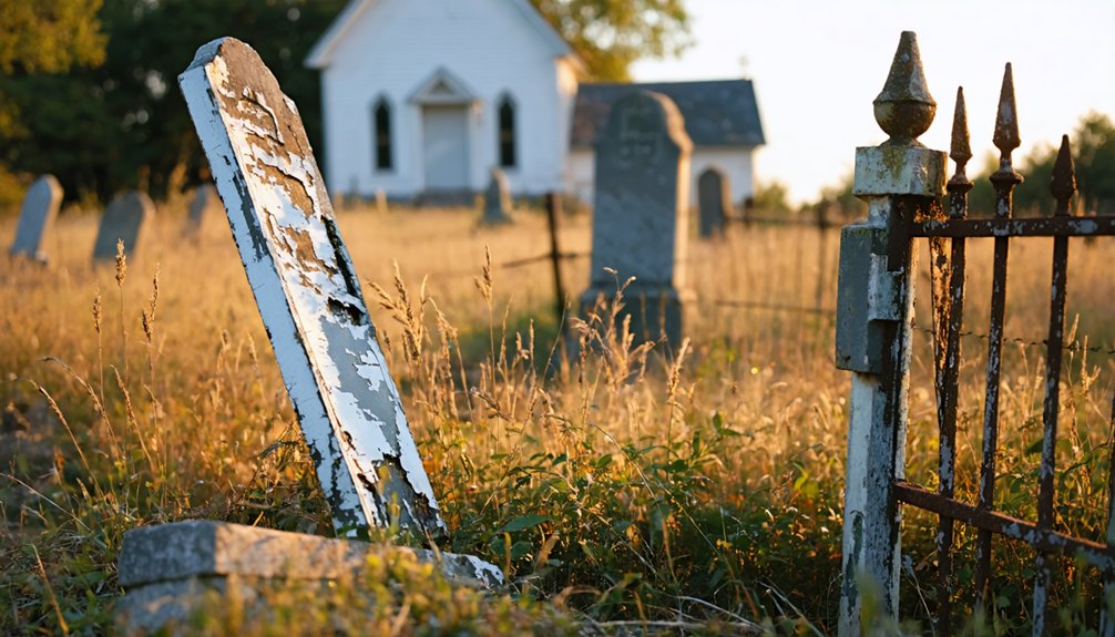 abandoned towns with cemeteries