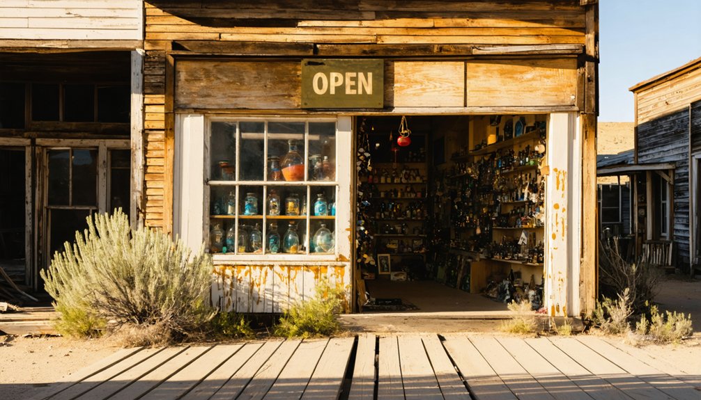 abandoned towns with stores