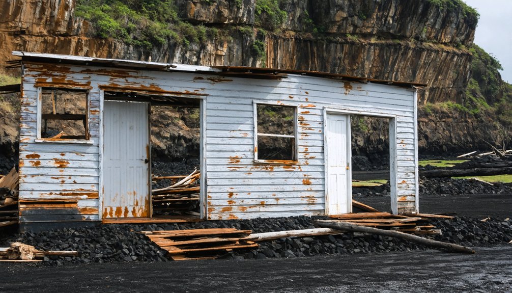abandoned tsunami affected settlements