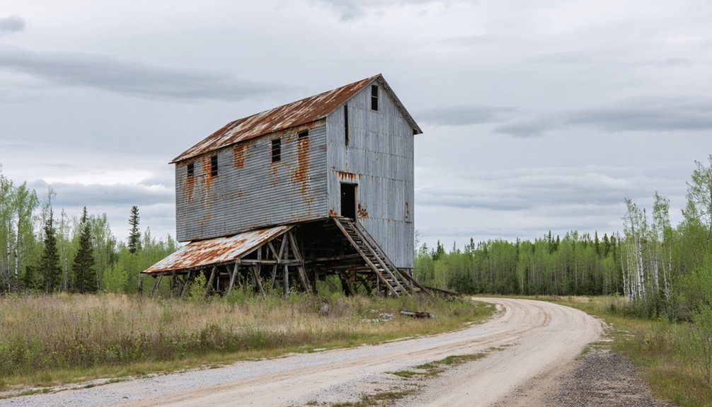accessible abandoned mid century company town