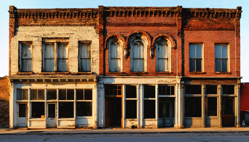 authentic 19th century town center
