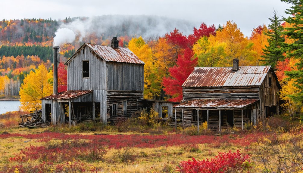 autumn colors reveal ghost towns