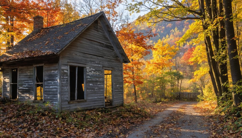 autumn ghost town adventure