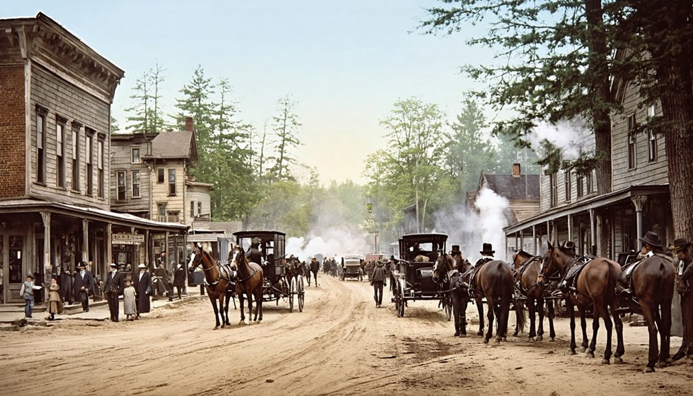 bustling frontier community transformation through opportunity