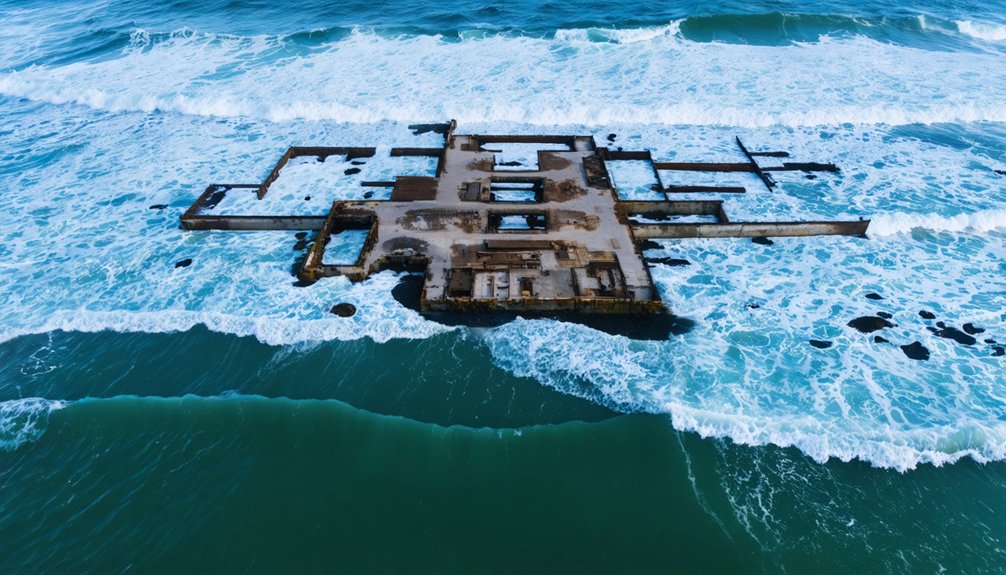 coastal erosion destroys resort