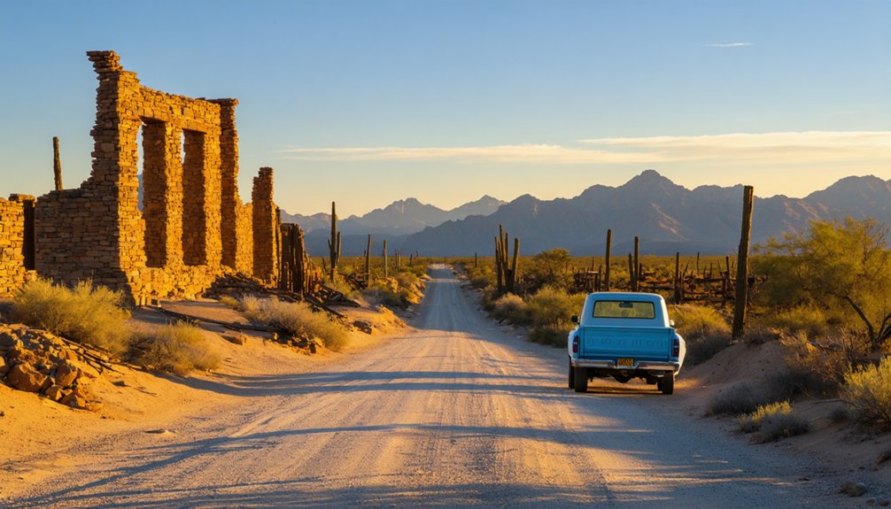 desolate frontier town ghost town