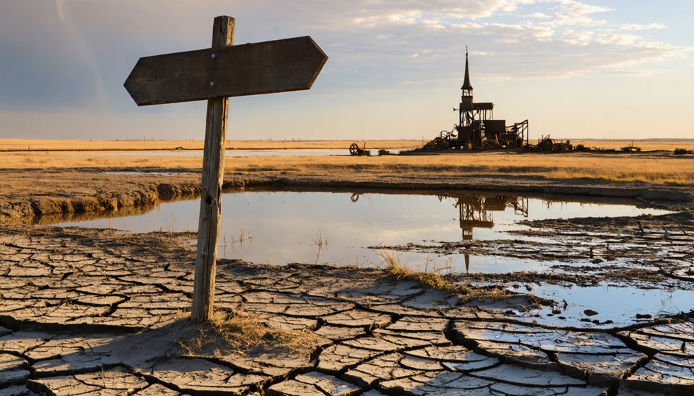drought exposes vanished community s ghostly remnants