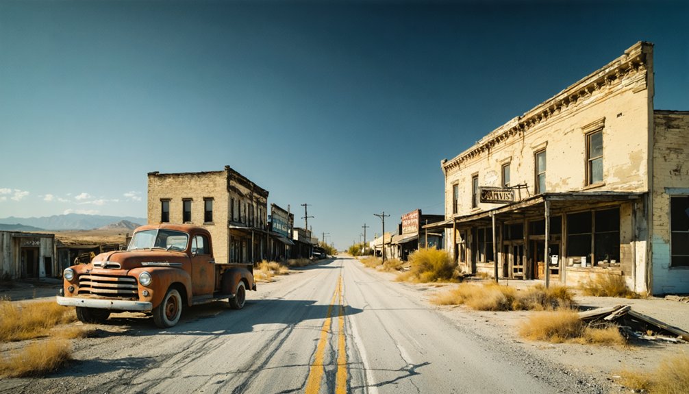 eerie concrete ghost town exploration