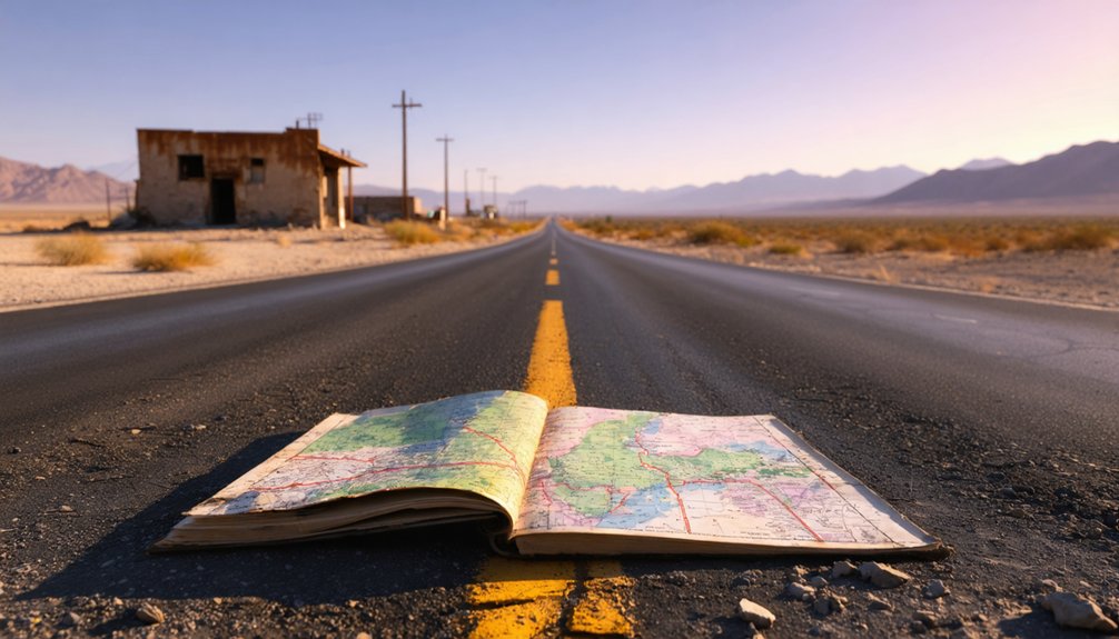 eerie desert ghost town exploration