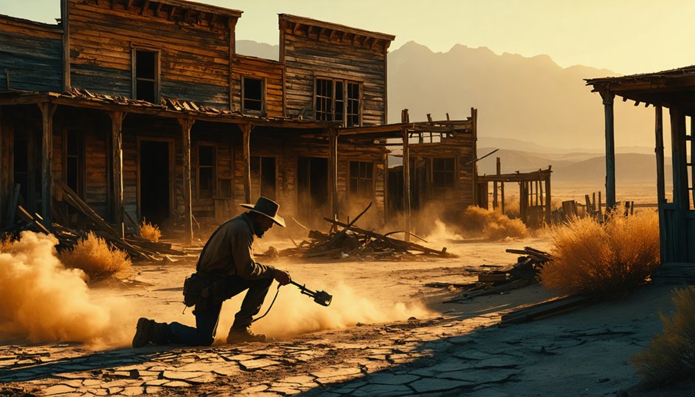 exploring abandoned settlements metal relics