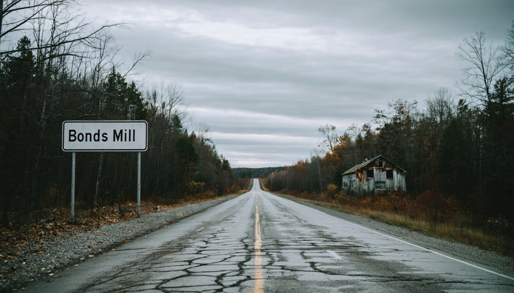 forgotten lumber town in reclaimed wilderness