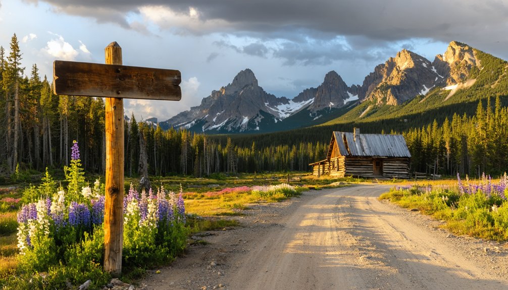 ghost town adventure in sawtooth mountains