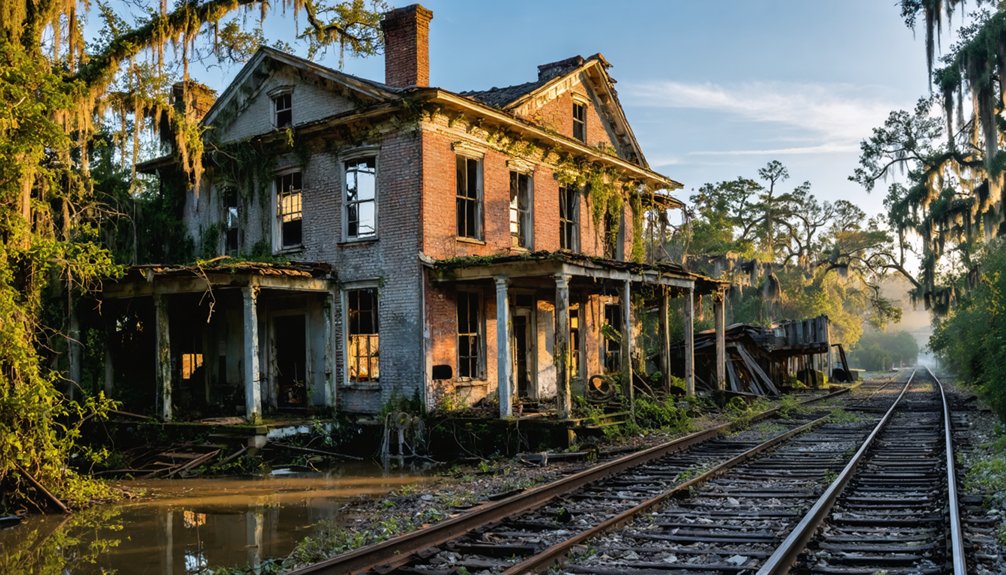 ghost towns causes collapse disasters displacement