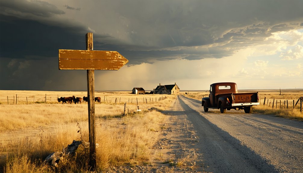 ghostly abandoned town exploration