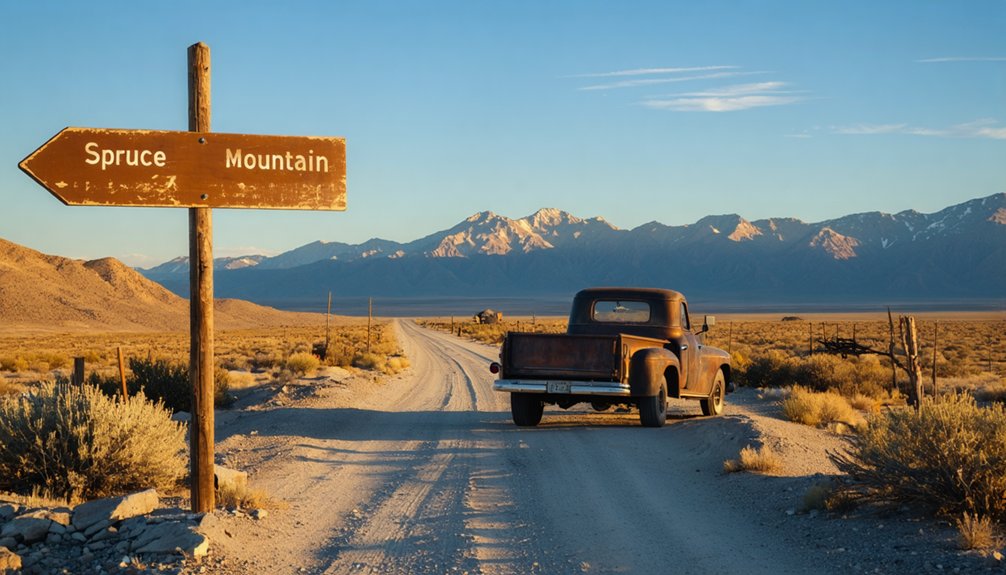 ghostly road trip to spruce mountain