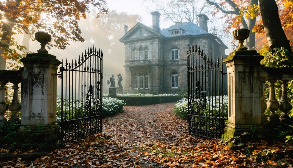 gilded gardens with haunted secrets