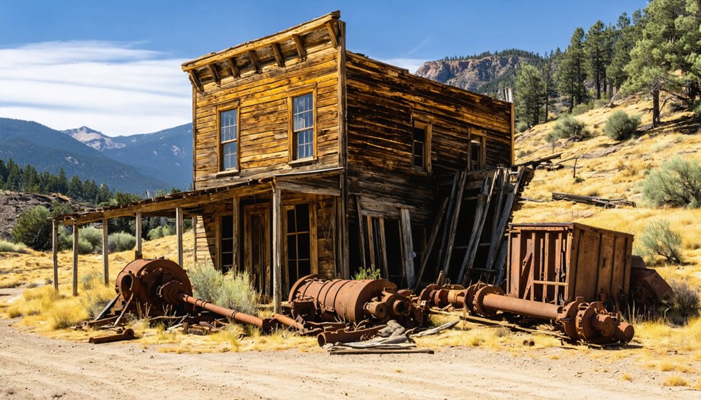 gold depletion and town decline