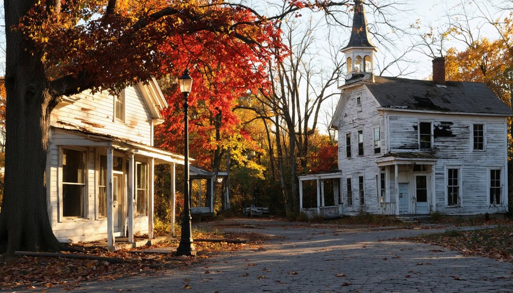 haunted autumn ghost towns