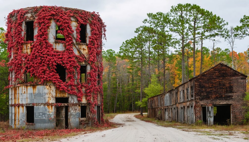 haunted oil town ruins
