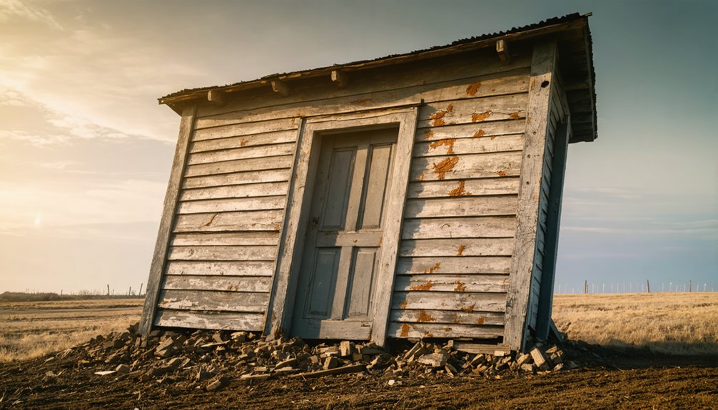 haunting golden crumbling reclaimed