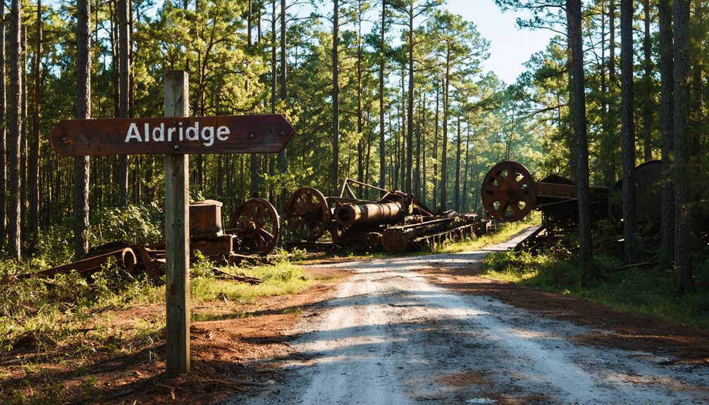 haunting industrial ruins swimming hole lumber logging