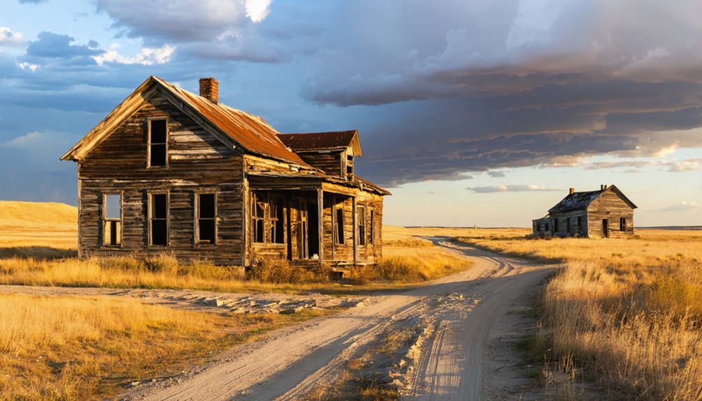 haunting textured abandoned dramatic