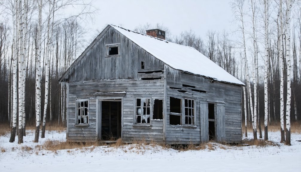 haunting winter ghost town explorations