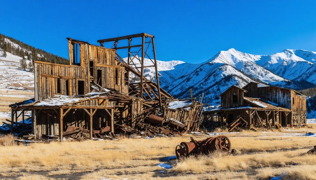 historic mining town remains