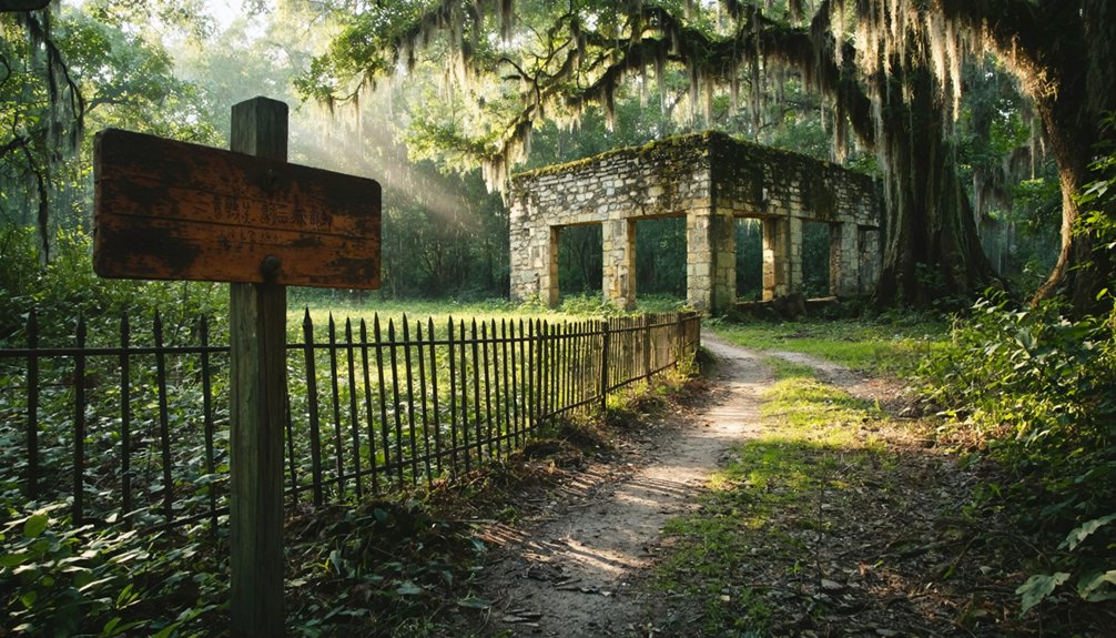 interpretive trail through vanished rocky springs