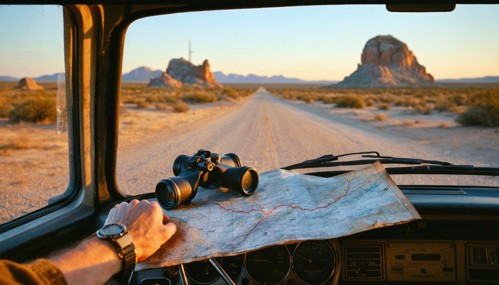 isolated rugged west texas ghost town