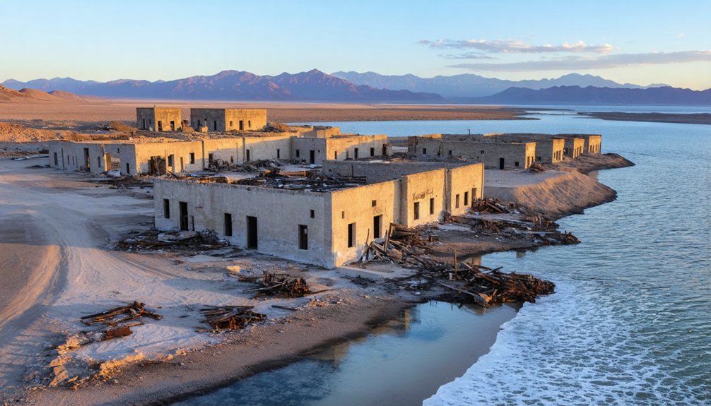 lake mead unveils sunken town