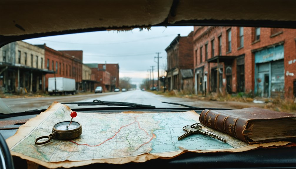 mapping ghost town route disappearance reclamation