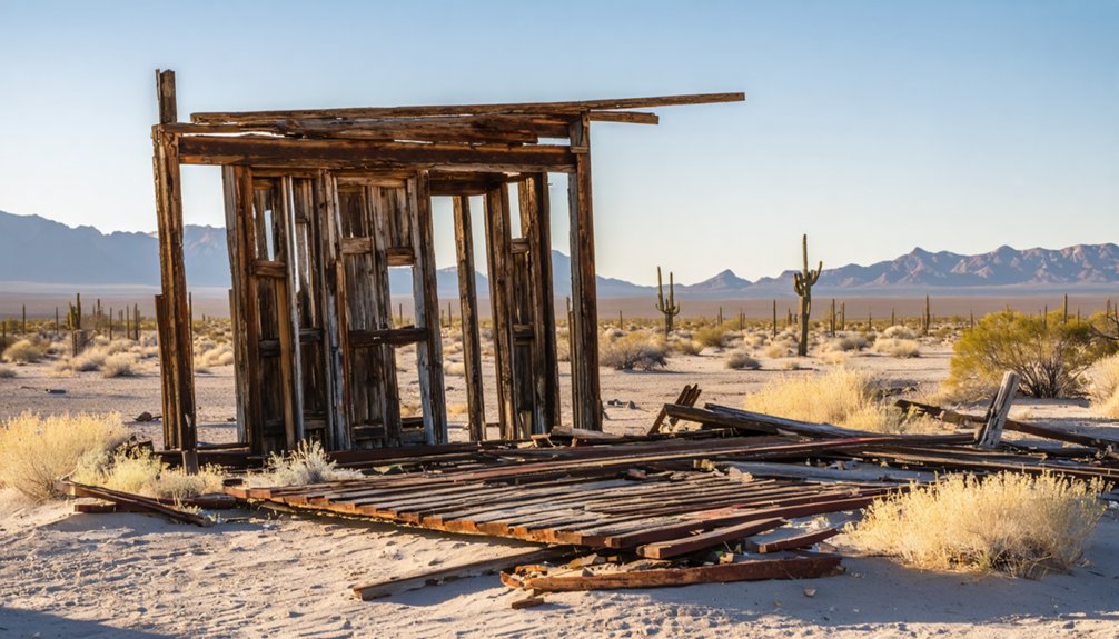 maxton mining site ruins