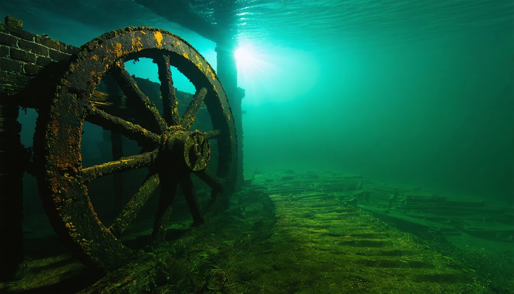 michigan submerged historic sites