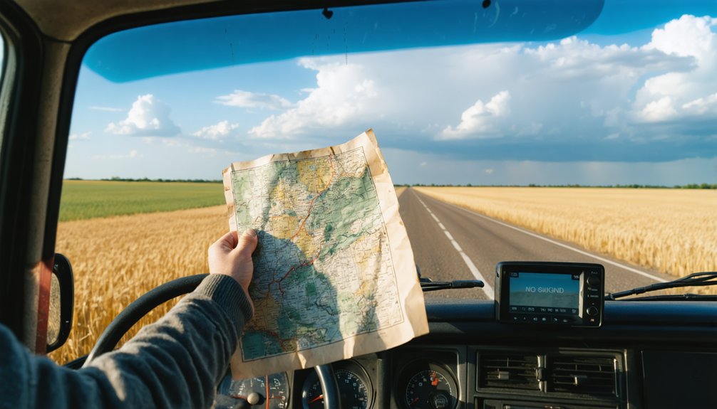 navigating unmarked rural backcountry coordinates