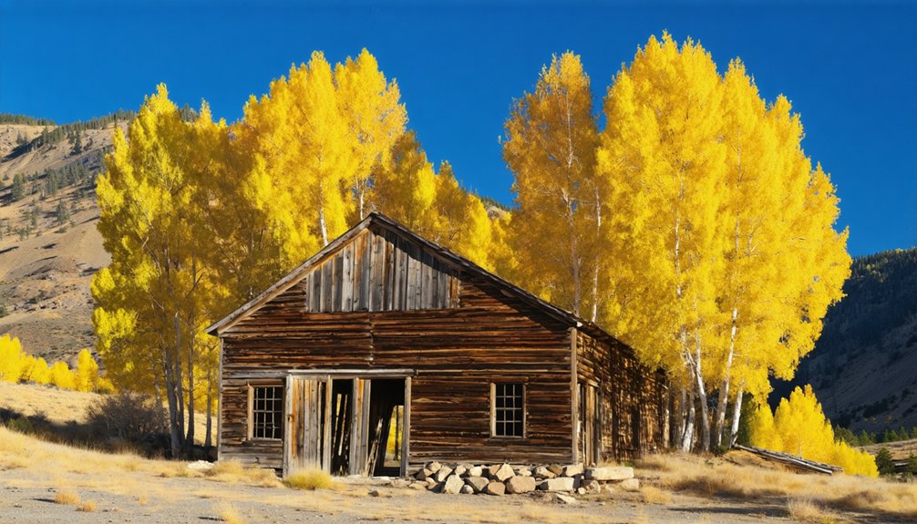 nevada ghost towns autumn