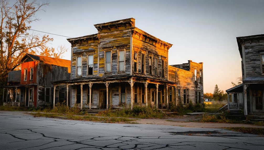 nighttime ghost town stays