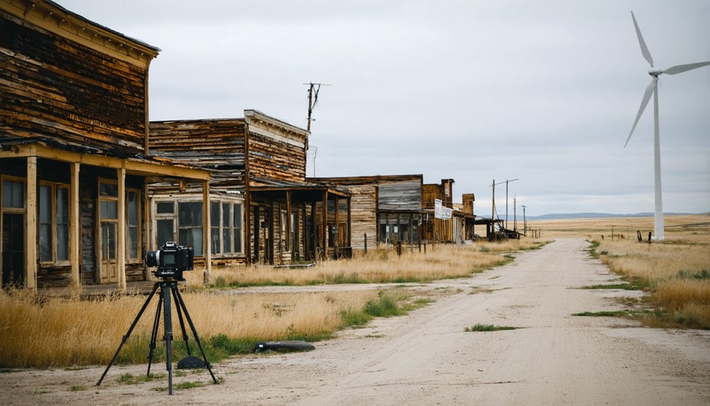 north dakota ghost town filming