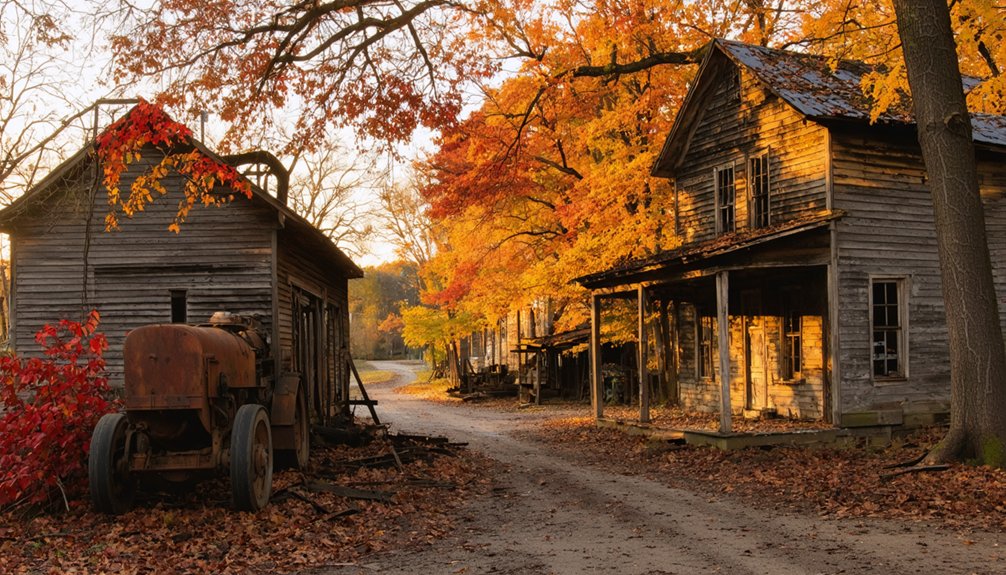 peak fall foliage ghost towns