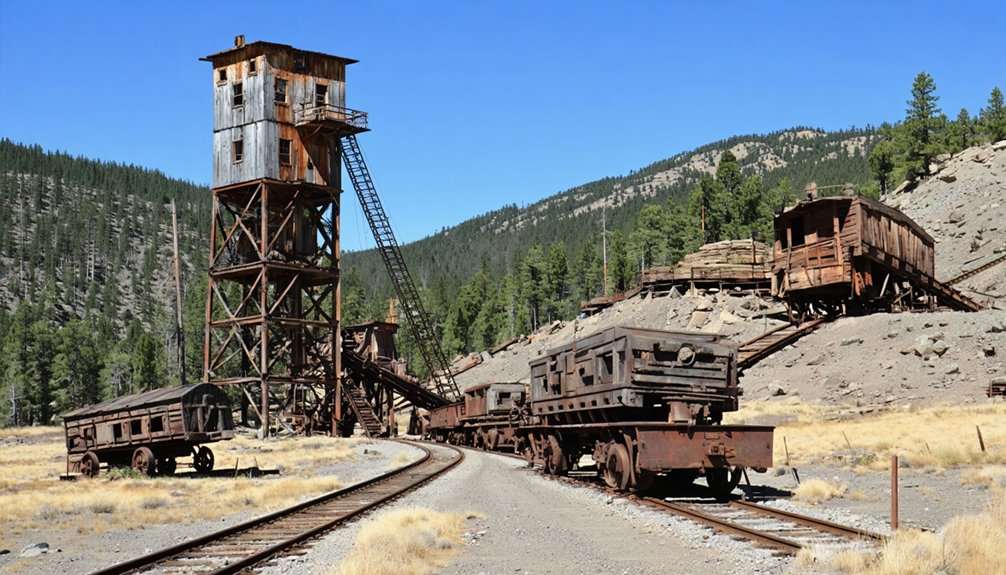 peak production years spruce mountain mining
