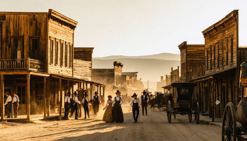 preserved ghost town architecture
